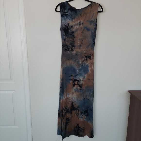 DISSH Millen Blue Tie Dye Midi Dress Size XL - Picture 4 of 12